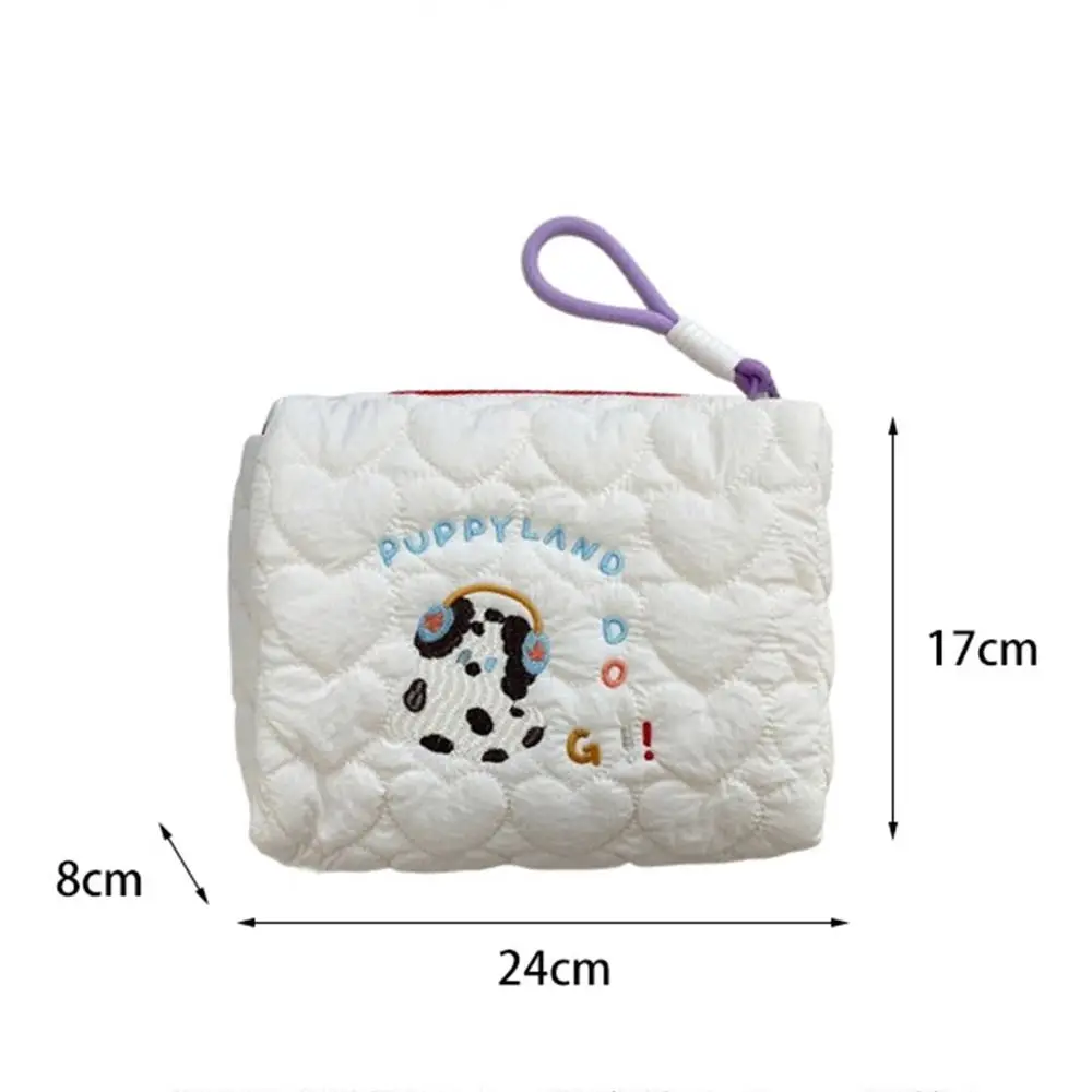 Quilted Cotton Stroller Organizer Bag Embroidery Hanging Pram Storage Bag Diaper Nappy Travel Mommy Bag