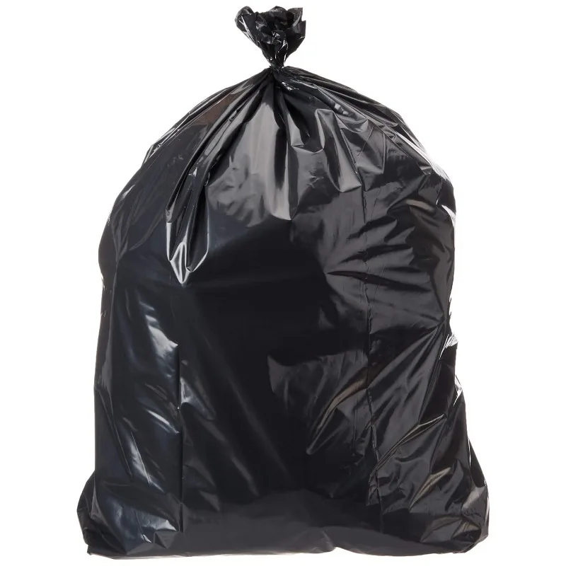 

23 Gallon Trash Bags, Garbage Bags, 1.1 MIL, Unscented, Black, 150 Count