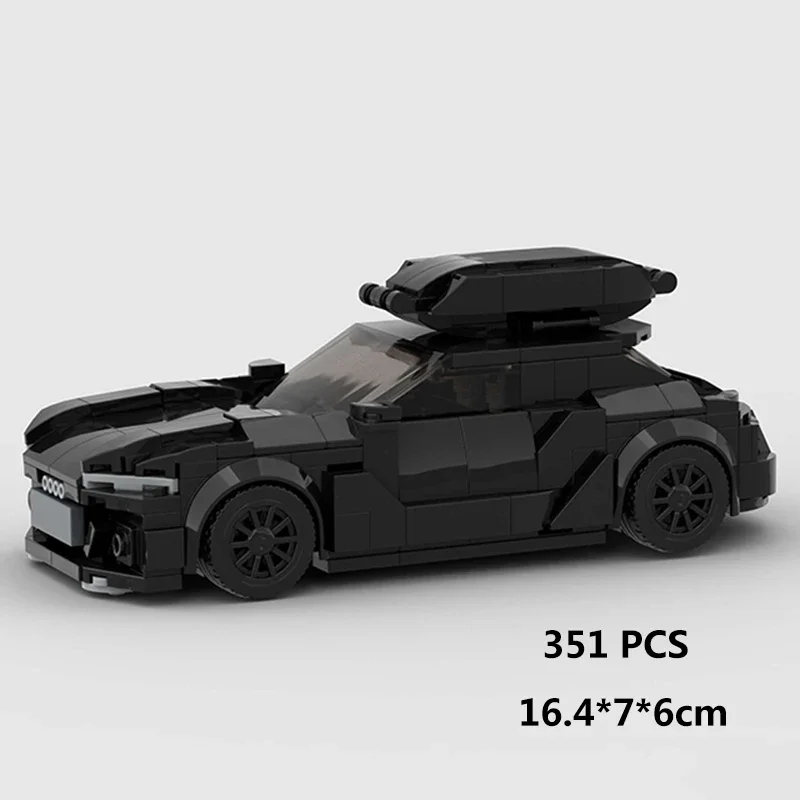 Гоночный автомобиль MOC Speed Champion F1, супергоночная модель автомобиля, конструктор, кирпичи, спортивный пикап, городская техника, игрушка