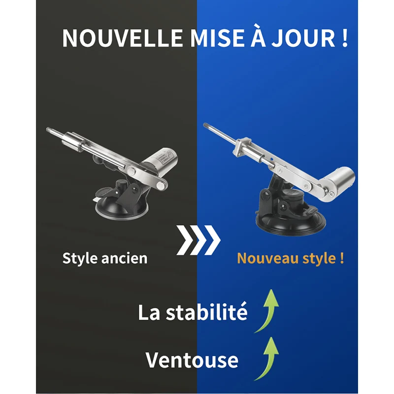 Ini – actionneur élastique, 39mm, 60mm/75mm/80mm, luminium, écanisme