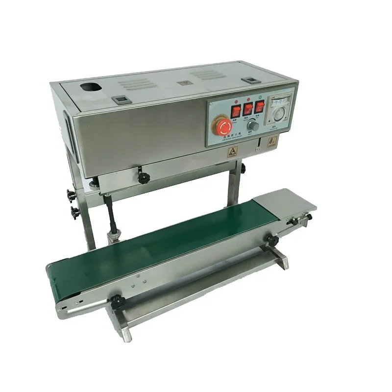 FR-770 Vertical PE Aluminium Foil Bag Band Sealer Machine Continuous Sealing Machine