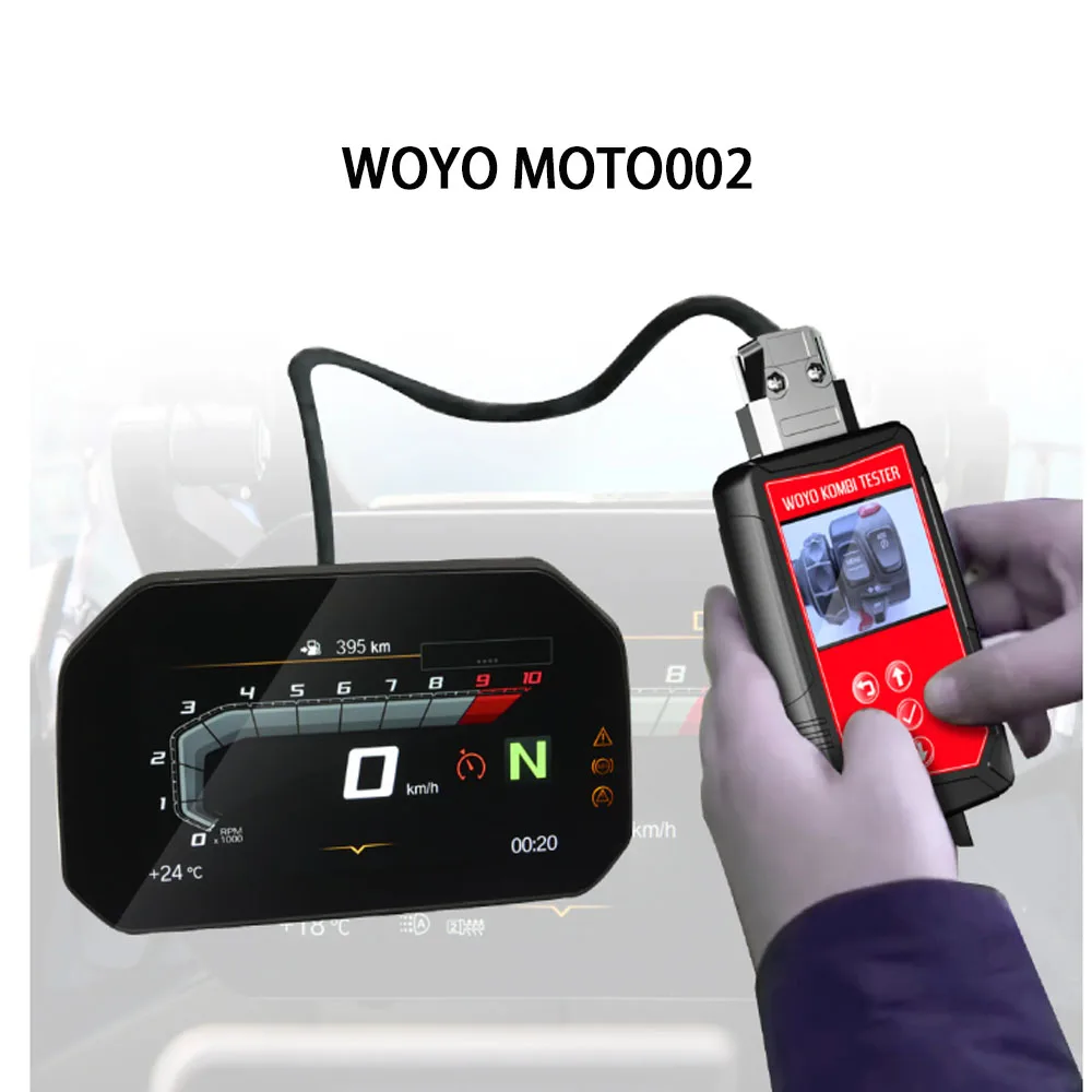 WOYO MOTO002 TFT Dashboard Tester, Offline ECU Module Diagnostic Tool For BMW R1200 R1250 S1000 F750 F850 F900