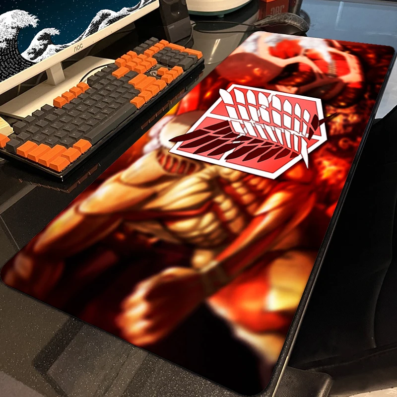 

Large Mouse Pad Attack on Titan Mousepad Kawaii Gaming Accessories Mausepad Keyboards Mat Podkladka Pod Mysz Tappetino Mouse Mat