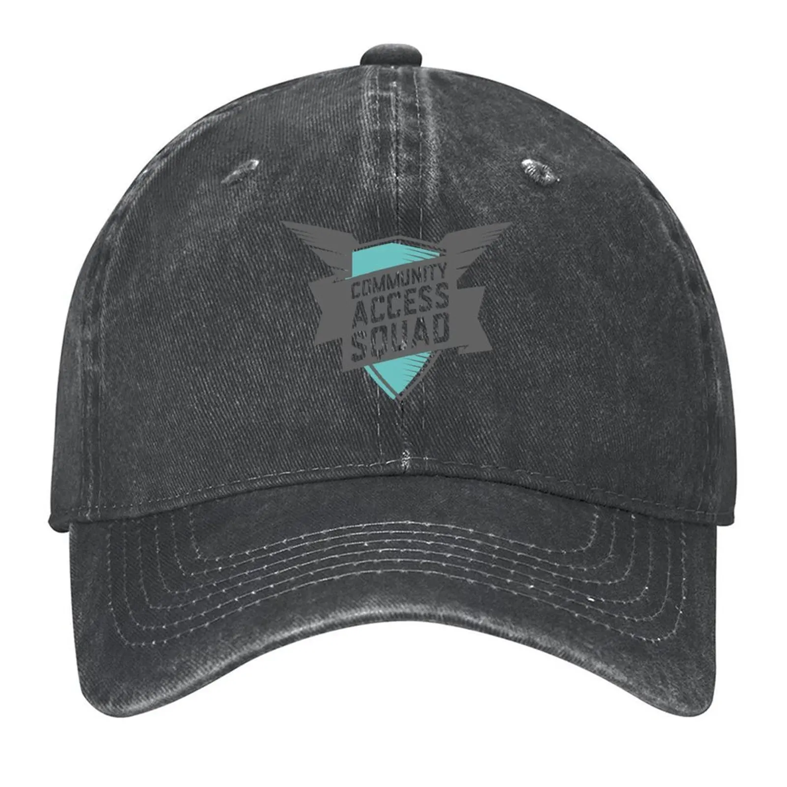 

Community Access Squad 2020 Green logo Baseball Cap Gentleman Hat Designer Hat golf hat genuine fun hats Men Caps Women's