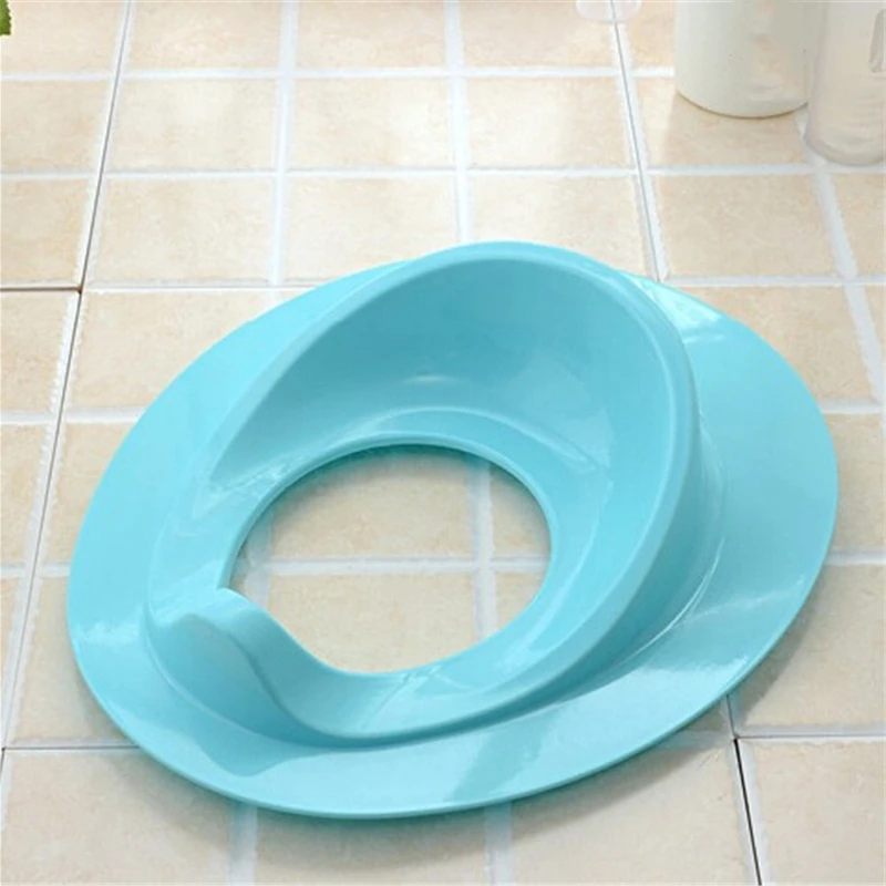 Baby Toilet Potty Training Seat Kids Potty Seat Pad Non-Slip Splash Guard Infant Potty Cushion Blue