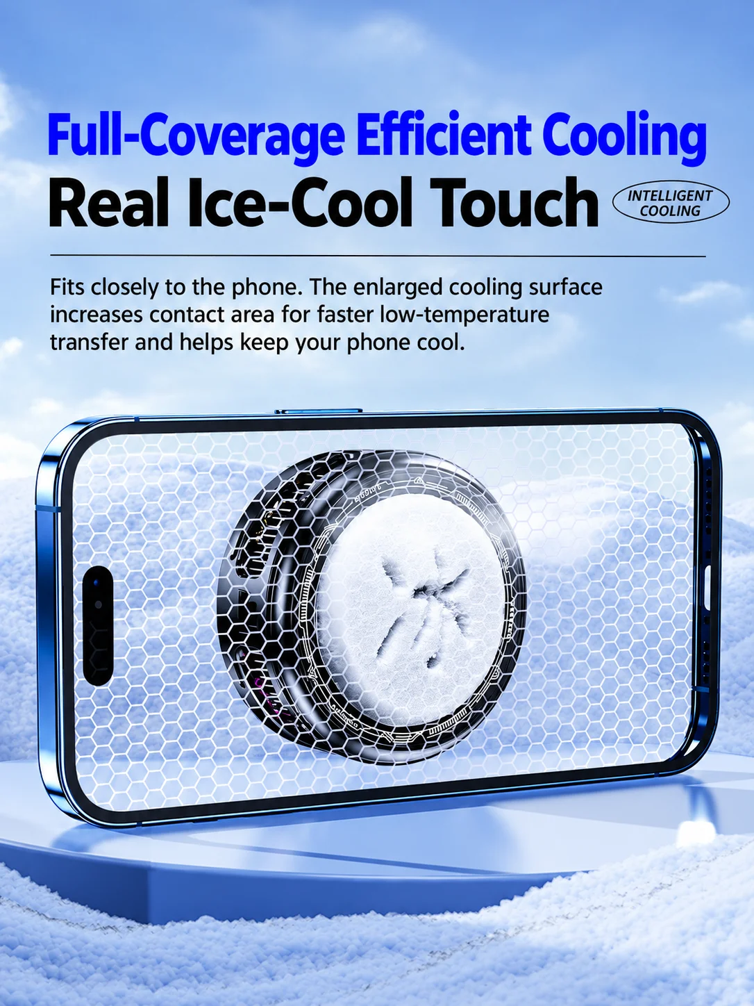 TH25 Universeller Tragbarer Magnetischer Clip Halbleiter-Handykühler mit Digitalanzeige und RGB-Beleuchtung Kühlventilator für iPhone Samsung Xiaomi – Detail 8
