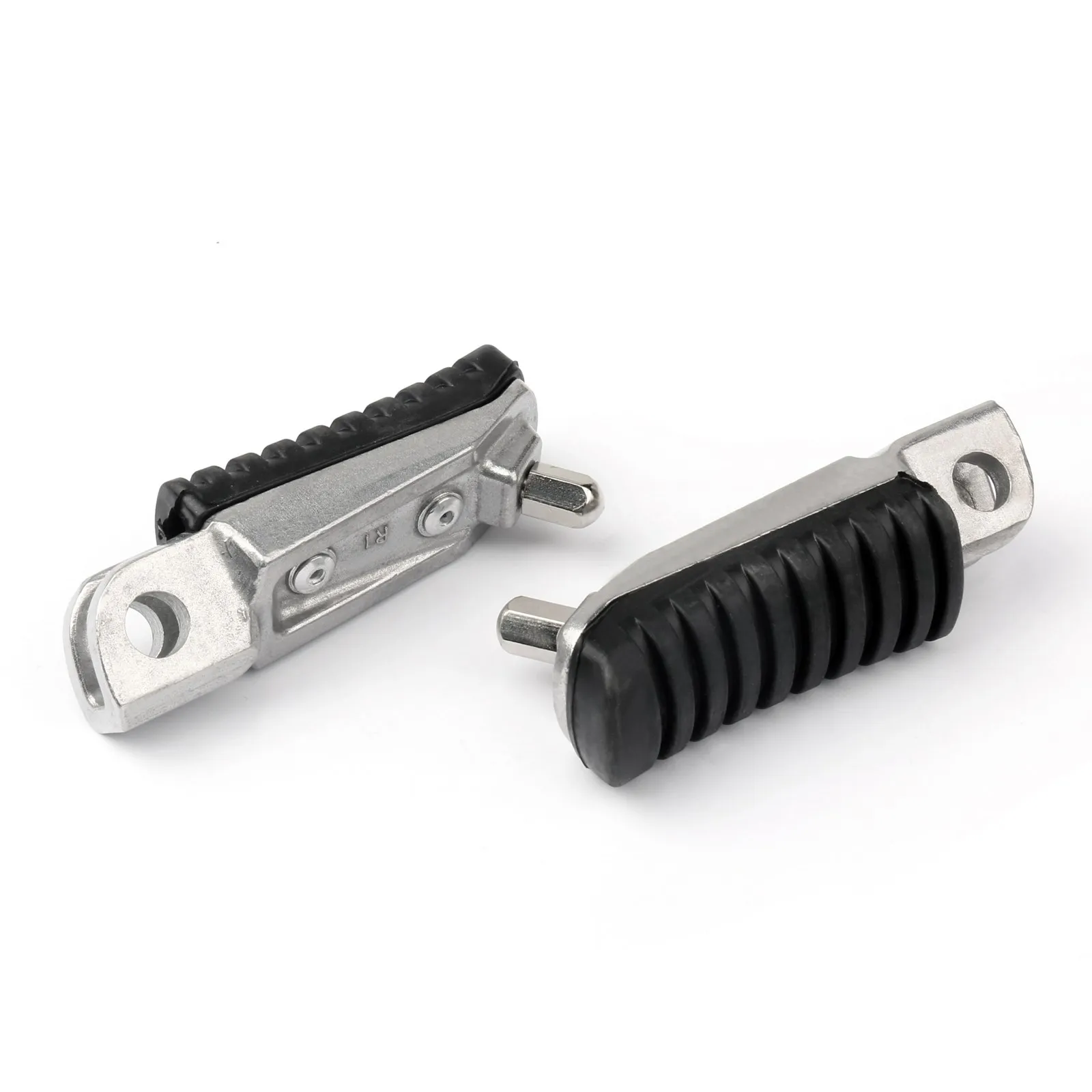 Front Footrest Pedals Foot Pegs For Kawasaki ER 4N 6F 6N ZR 250 400 VERSYS 650