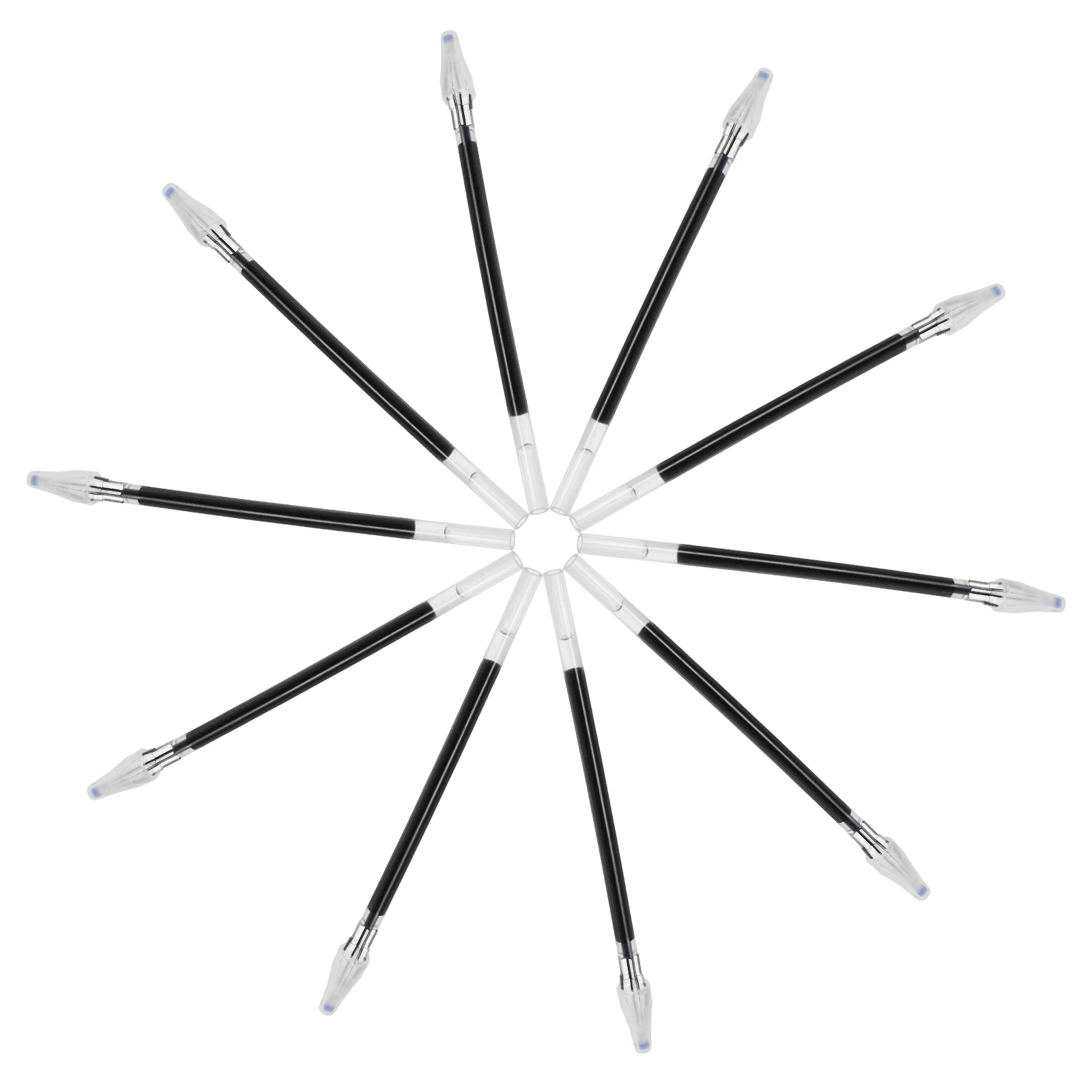 

30 Pcs Head Office Pen Refills Refill Black Fine Tip Gel Pen Replacement for Wood Carving Pens Students Writing Supplies