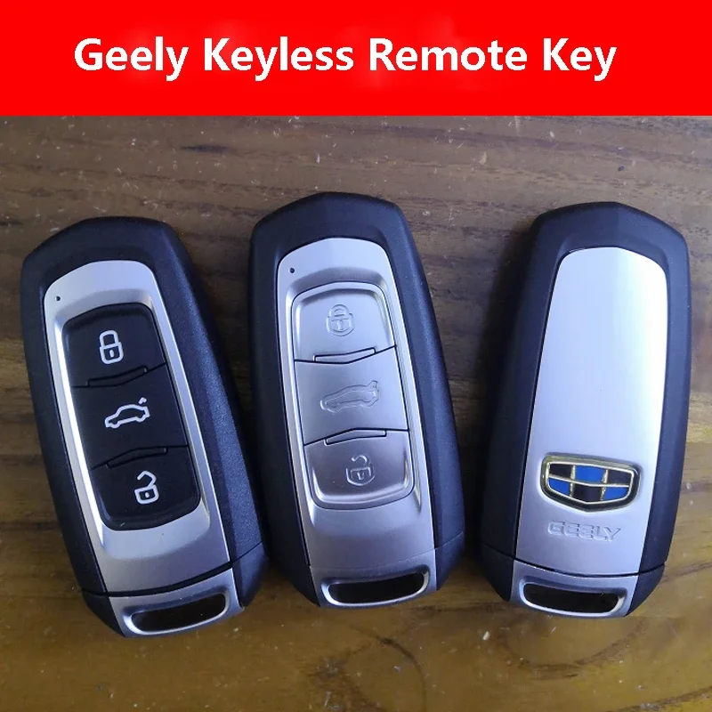 Original Car Remote Key Keyless Smart Key 433Mhz for Geely Atlas Coolray Boyue ICON Proton X70 Emgrand X7 X1 X3 X6 S1 GS GL