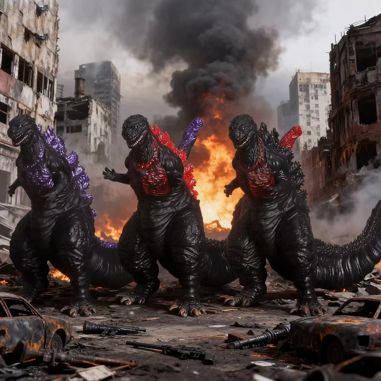 Godzilla Film Action Figure Shin Godzilla Rode Lotus Model 17 cm 3 Kleuren Monster Zachte Lijm Dinosaurus Kinderen Speelgoed beweegbare Pop Geschenken