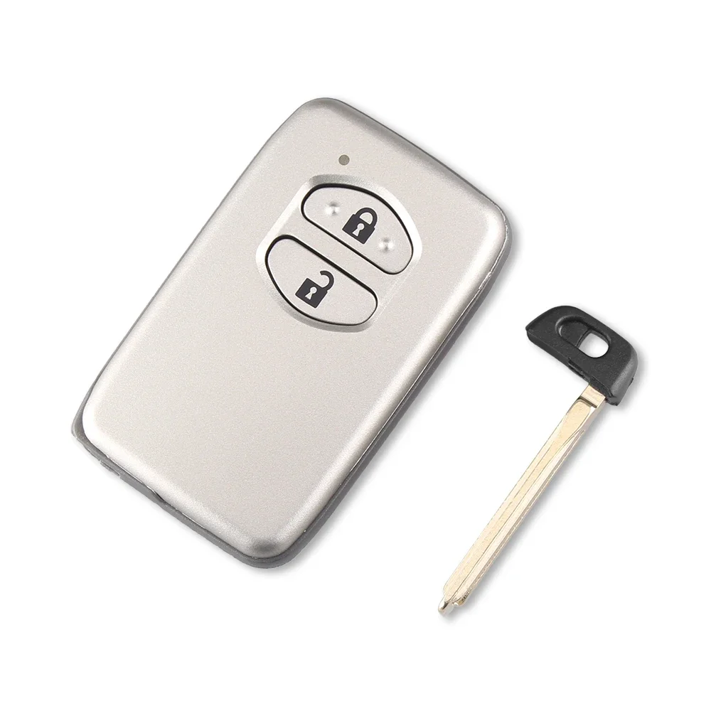 Replacement Remote 2/3 Button Car Smart Key Case For Toyota Camry Key Cover FOB Shell Blank With Blade
