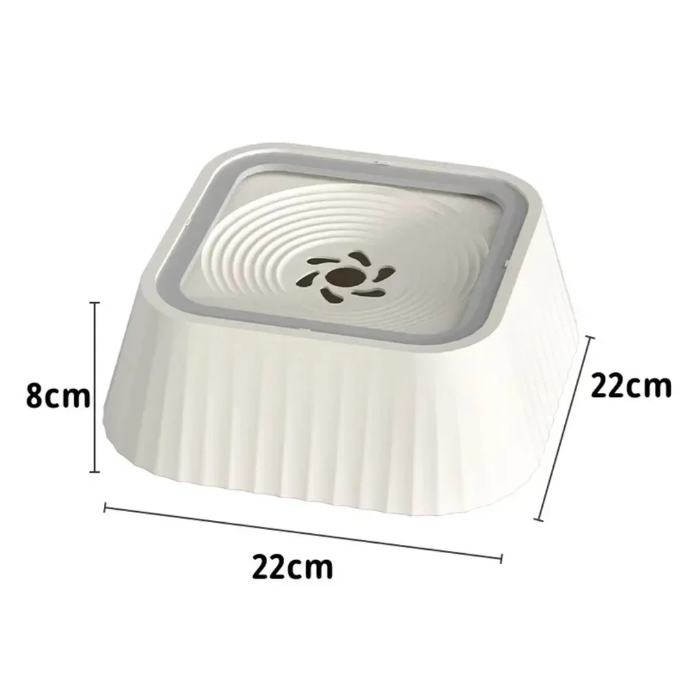 Pet Drinking Basin Dog Anti-splash Water Bowl Floating Non-Wetting Mouth Cat Water Bowl Pet Supplies