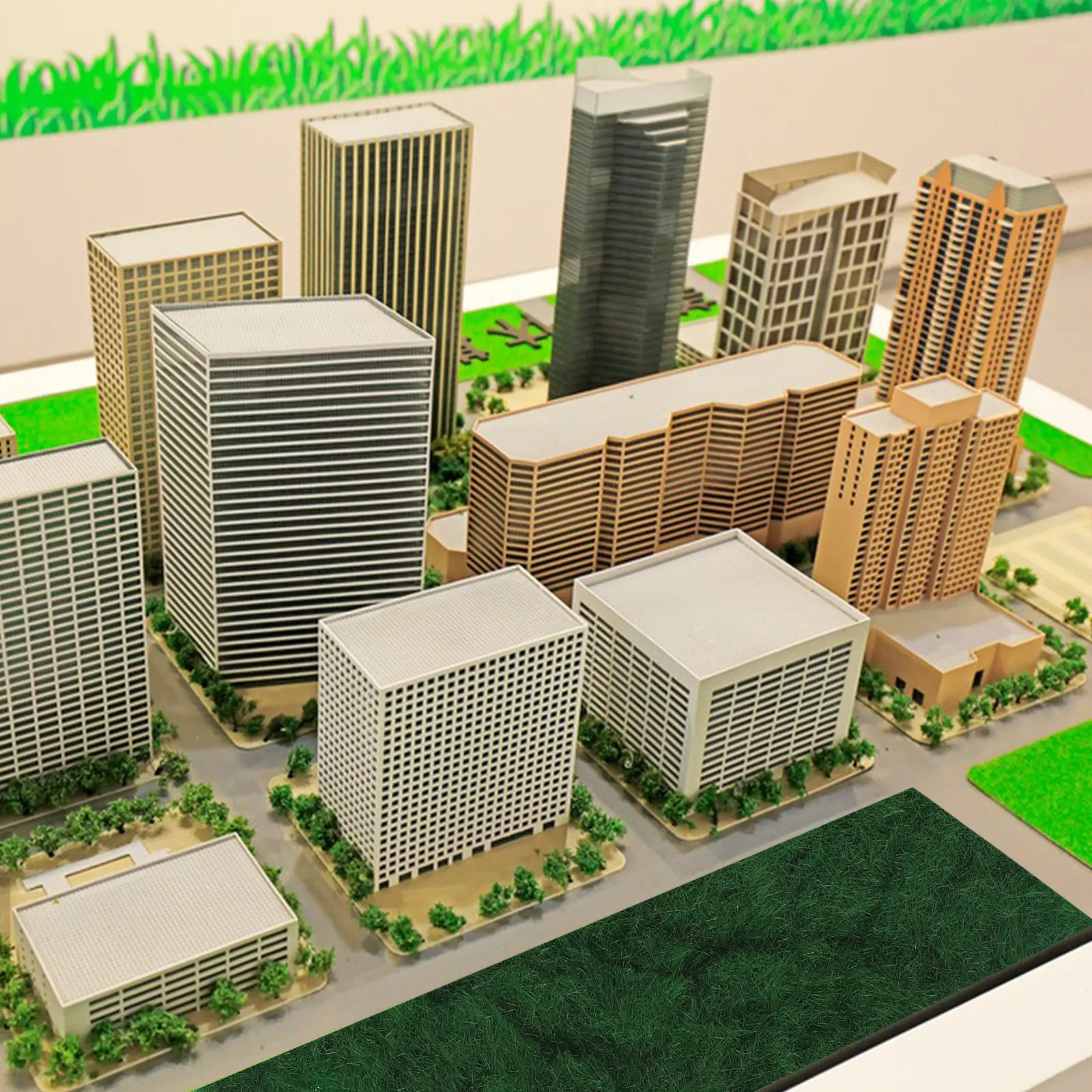 

Набор из 3 пакетов искусственного мохового порошка для реалистичных миниатюрных ландшафтов, архитектурных моделей, железнодорожных макетов, поделок и диорам