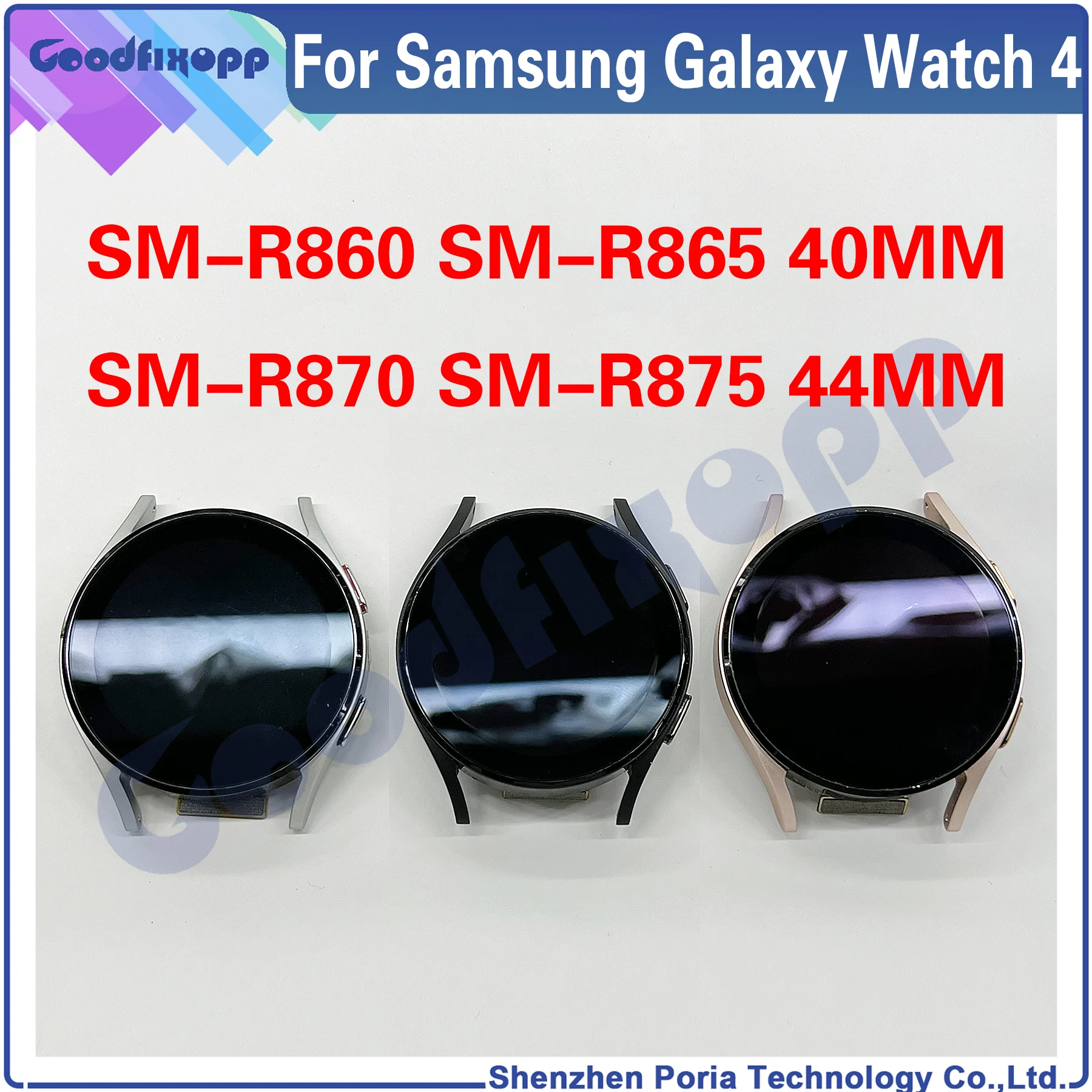 

Для Samsung Watch 4 SM-R860 SM-R865 SM-R870 R860 R865 40 мм R870 R875 44 мм ЖК-дисплей с сенсорным экраном и дигитайзером в сборе