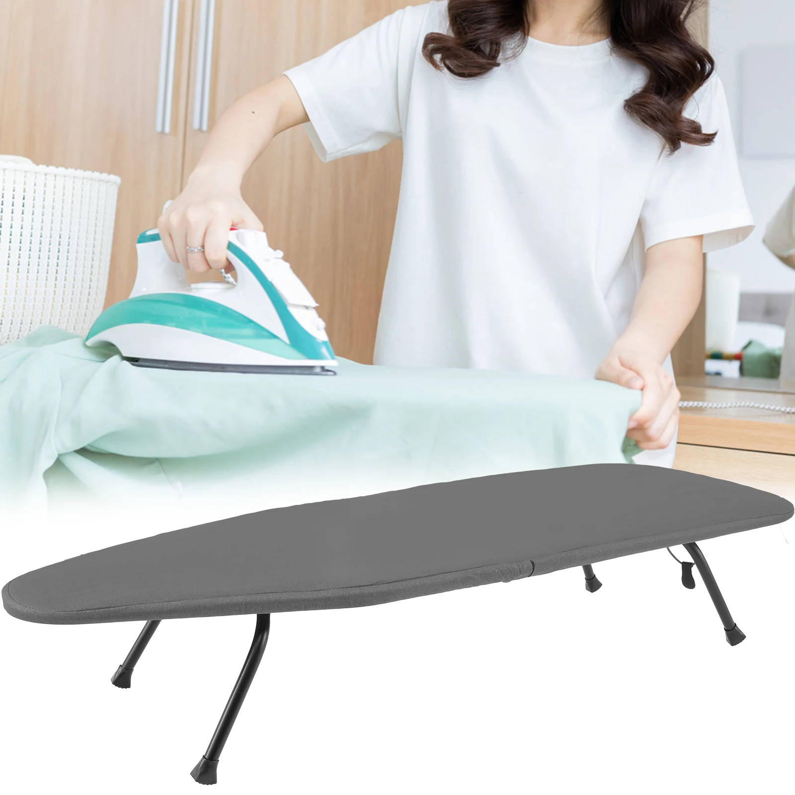 Mini Ironing Board Home Folding Desktop Ironing Board Portable Desktop Ironing Board Suitable For Home And Travel Use