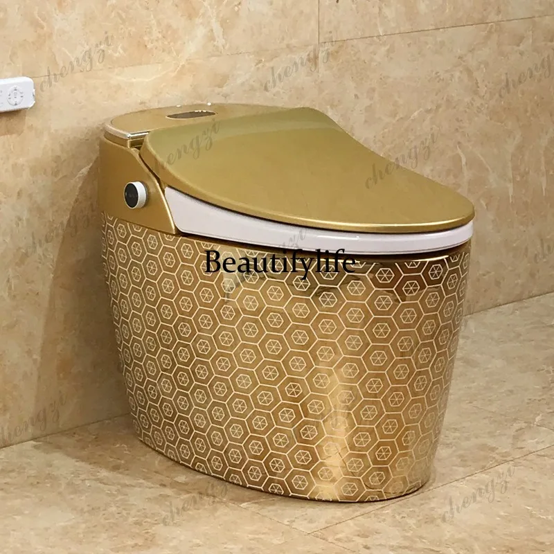 S178 smart toilet integrated color gold one-piece toilet titanium constant temperature automatic induction multi-function