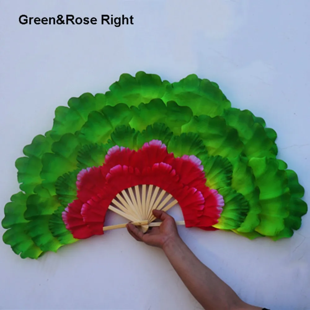 

New 90cm Half-folded Dance Fan Adult 5 Layers Square Dance Fan 10 Styles Adult Opening Dance Big Petal Fan