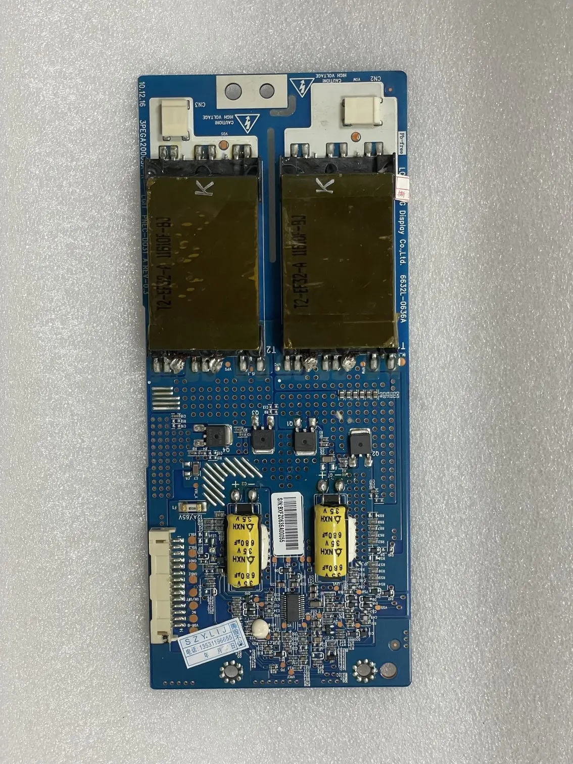 

Substitute plate 3PEGA20003A-R 6632L-0636A high pressure back