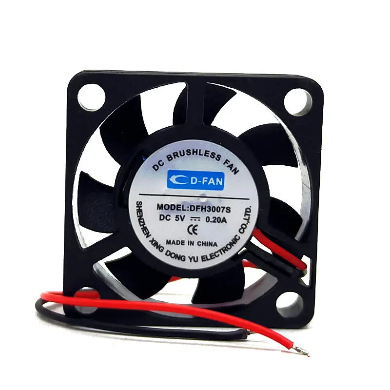 Original DFH3007S DC5V 0.20A 30x30xM7M 3cm 2Lines Cooling fan