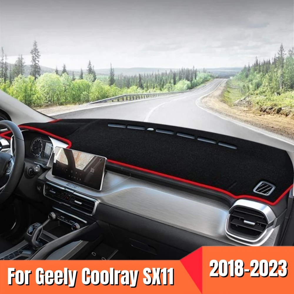 

Car Dashboard Cover Dash Mat Non Slip Sun Shade Pad Carpet Avoid Light Interior Accessories Fit For Geely Coolray SX11 2018-2023