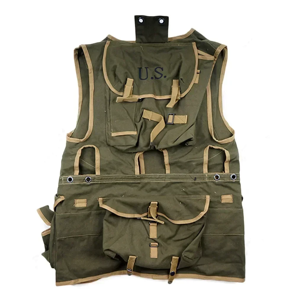 WW2 Cruise Vest American Men's Outdoor Sleeveless Jacket Recual Sports US Soldier Uniform Soldier Vest