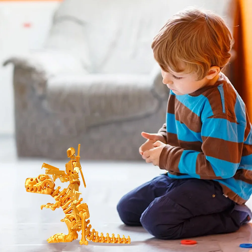 Action Figure T13 e set di supporti per dinosauri Action figure multi-snodate Dummy 13 Action Figure e dinosauro per collezionisti