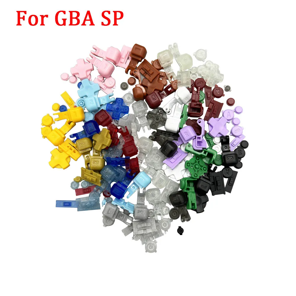 Customized Original Experience High Quality Button Sets for GameBoy Advance SP A-B D-Pad Start Select 18 Colors To Choose From