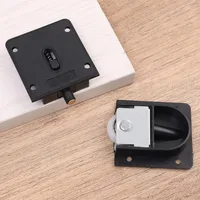 1/4Pairs Furniture Sliding Door Roller Cabinet Wardrobe Closet Pulley Spring Slider Wheel with Bearings Furniture Accessories 5