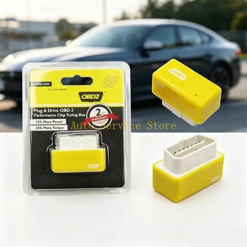 462A 2Pcs OBD2 Car Saver Plugs And Play Car Tuning Module Saving Device Upgrades Acceleration Performances