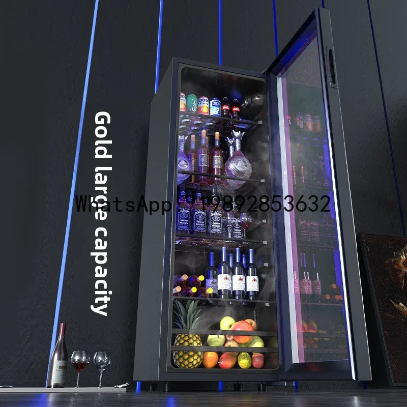 QQ Ice bar small for home refrigerator fresh-keeping small refrigerator office tea and wine cabinet