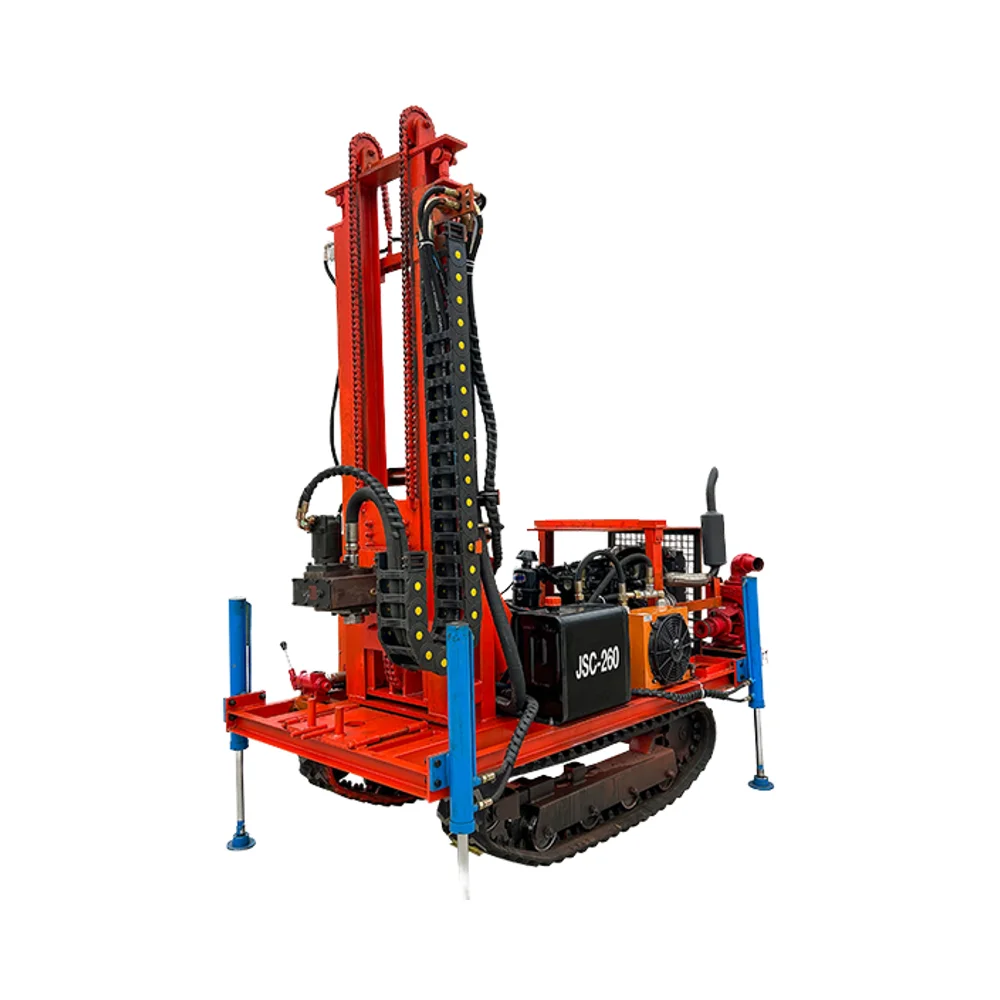 

2025big sale 260 Meter Water Well Core Drilling Rig Diesel Engine Mobility Construction Industry Application