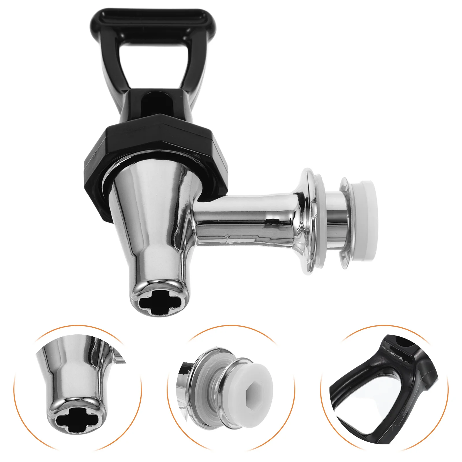 

Универсальный диспенсер для напитков, патрубок, черная ручка, банка для кофе, сок, молоко, чай, ведро, вино, пиво, кран для холодной и горячей воды