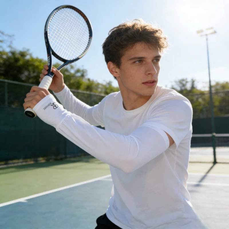 

Мужские удлиненные и расширенные рукава из ледяного шелка, летние свободные рукава большого размера для защиты от солнца, рукава с защитой от ультрафиолета