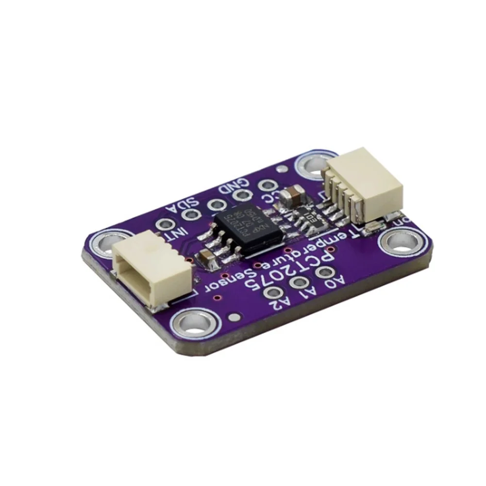 Temperature Sensor PCT2075 Module with 2.7V to 5.5V Operation Range Suitable for 3. and 5V Microcontroller Systems