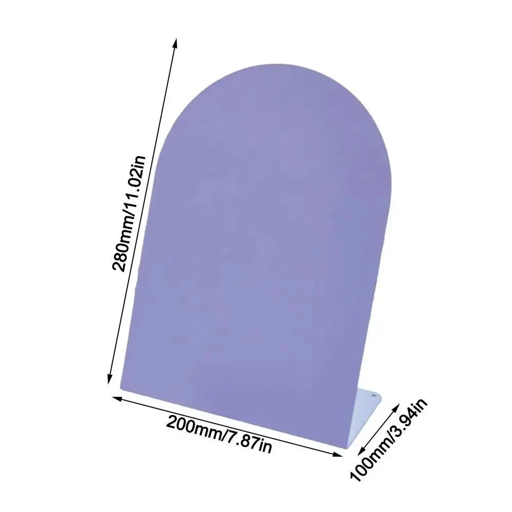 Metal Desktop Message Board Storage Board Standing Plates Large Capacity Message Board Decorative Handwritten