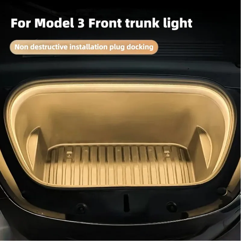 For Model 3 2018-2025 brightness trunk lighting ambient light interior decoration LED Rear Trunk Light Bar