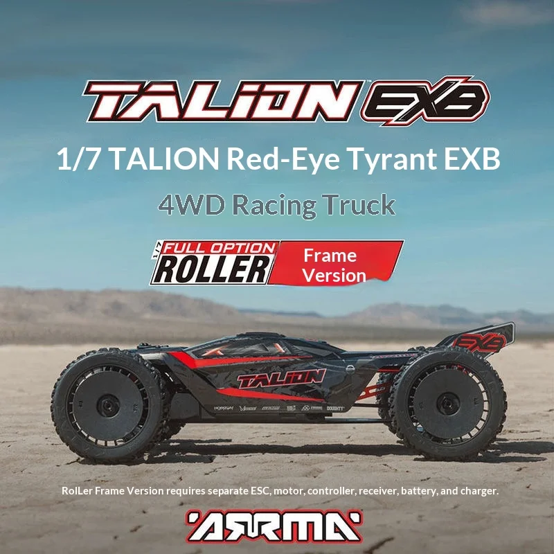 Arrma Talion Exb 1 7 Scale 4wd Electric Remote Controlled Racing Truggy Off Road Monster Truck Roller Chassis Version