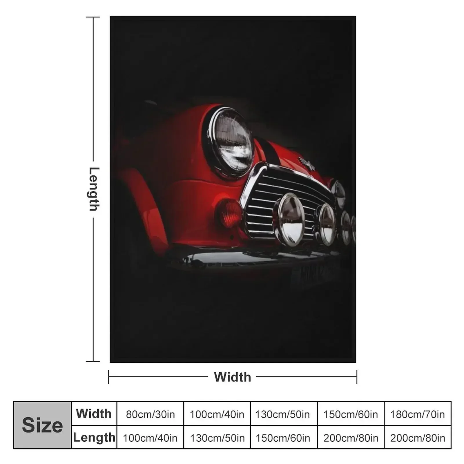 Mini Rally Throw Blanket couch cozy soft plush fuzzy picnic outdoor blanket
