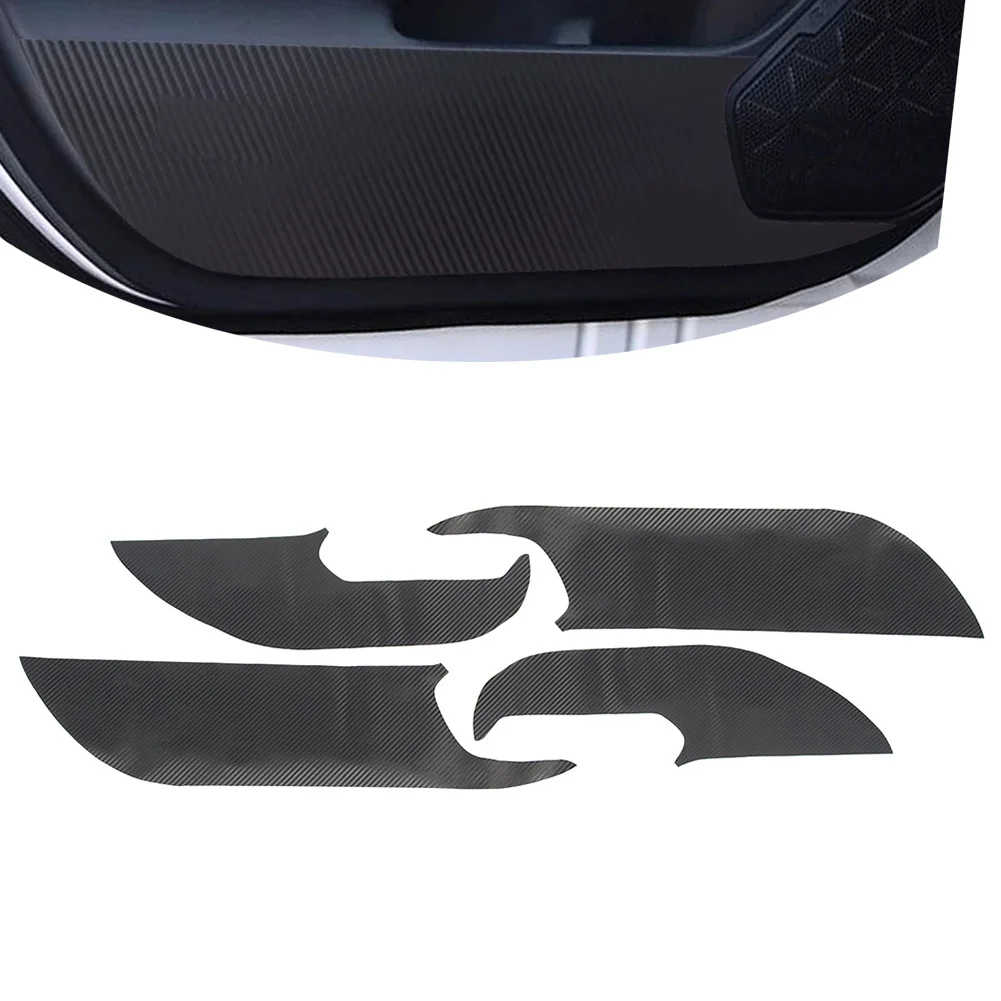 4 Pcs Car Door Anti Kick Pad Protection Cover Trims For Toyota RAV4 RAV 4 2019 2020 2021 2022 2023