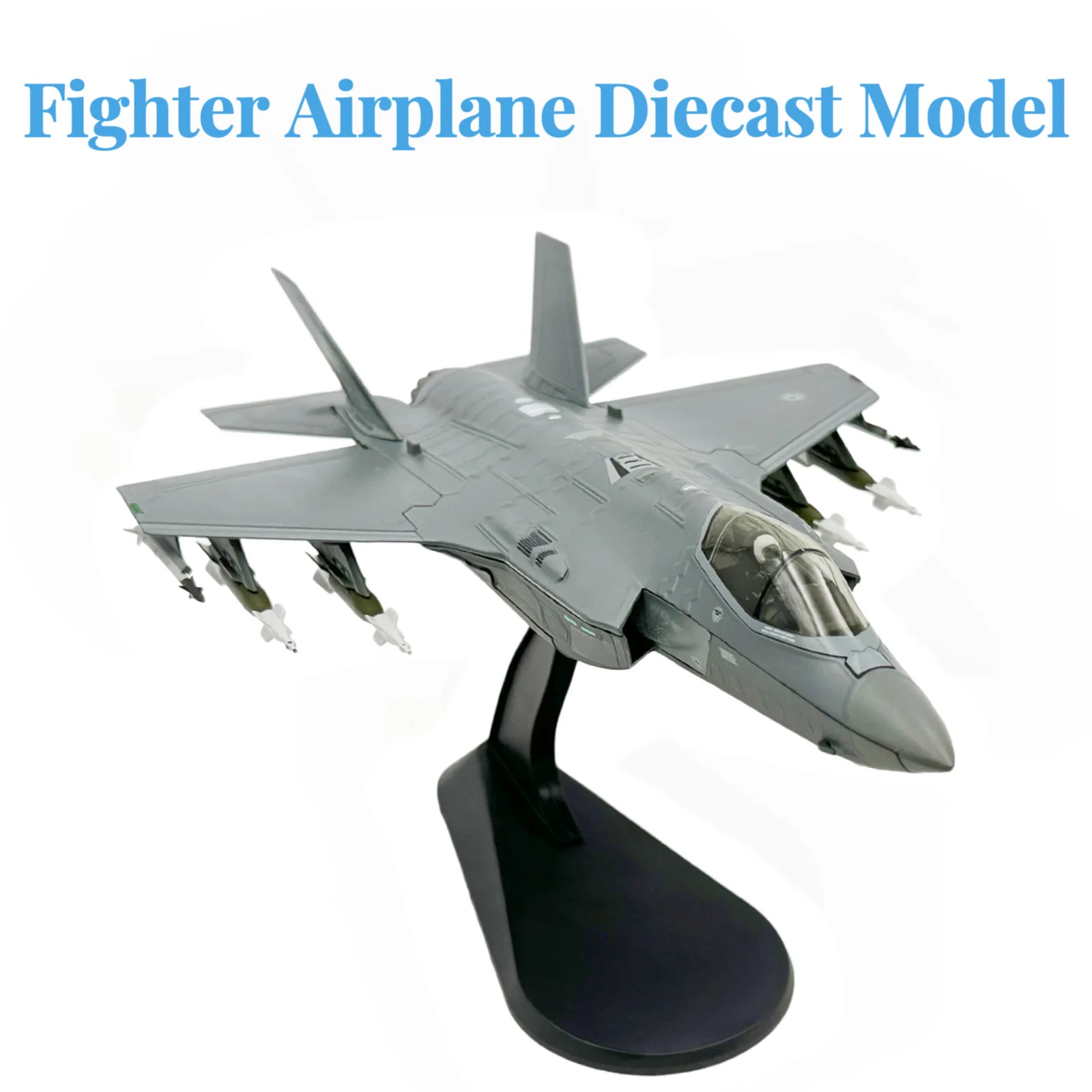 

Alloy 1/72 US F-35A Joint Strike Aircraft Stealth Fighter Aircraft Diecast Model Alloy Simulation for Cafe Living Room Bedroom