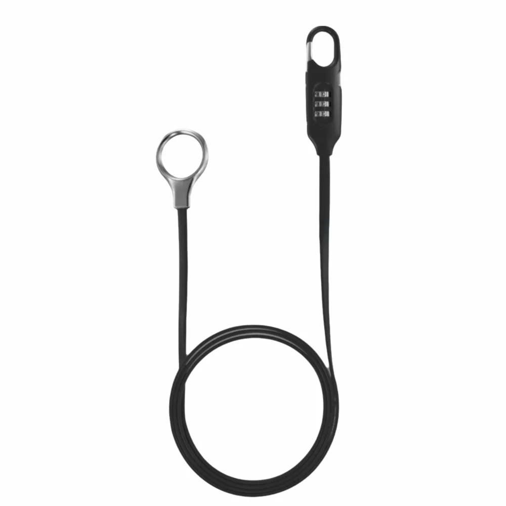 

3-digits Combination Bicycle Password Lock High Strength Zinc Alloy Combination Bike Lock Steel Cable 150cm Length