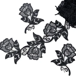 1 Yard Flower Embroidery Lace Fabric Trim For Curtain Table Cloth Slipcover DIY Clothing Accessories Sewing Repair