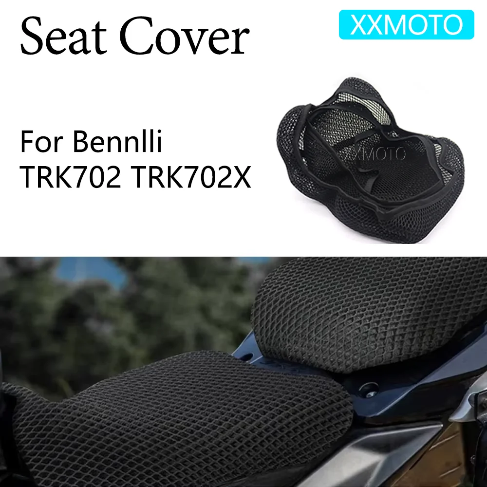 

For Benelli TRK702 TRK702X TRK 702 702X X Motorcycle Seat Cover Heat Insulation 3D Mesh Breathable Non-Slip Protection Cushion
