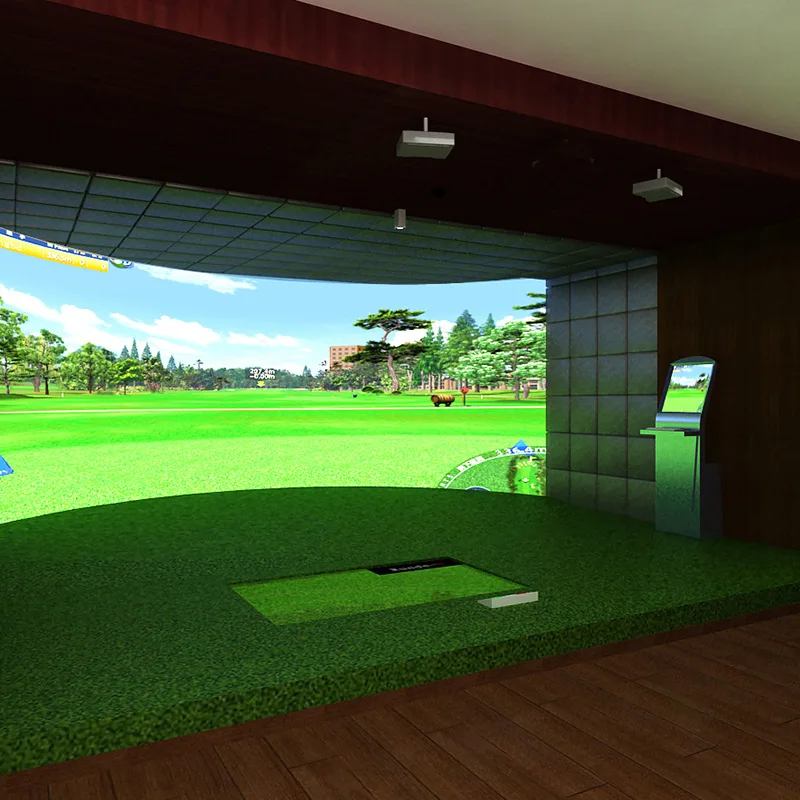 

The elegant golf cultural space creates a set of indoor golf office areas for you
