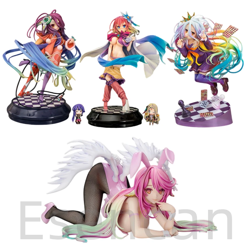 No Game No Life Jibril Bunny Ver. 1/4 Scale PVC Action Figure Anime Figure Model Toys Sexy Girl Figure Collection Doll Gift