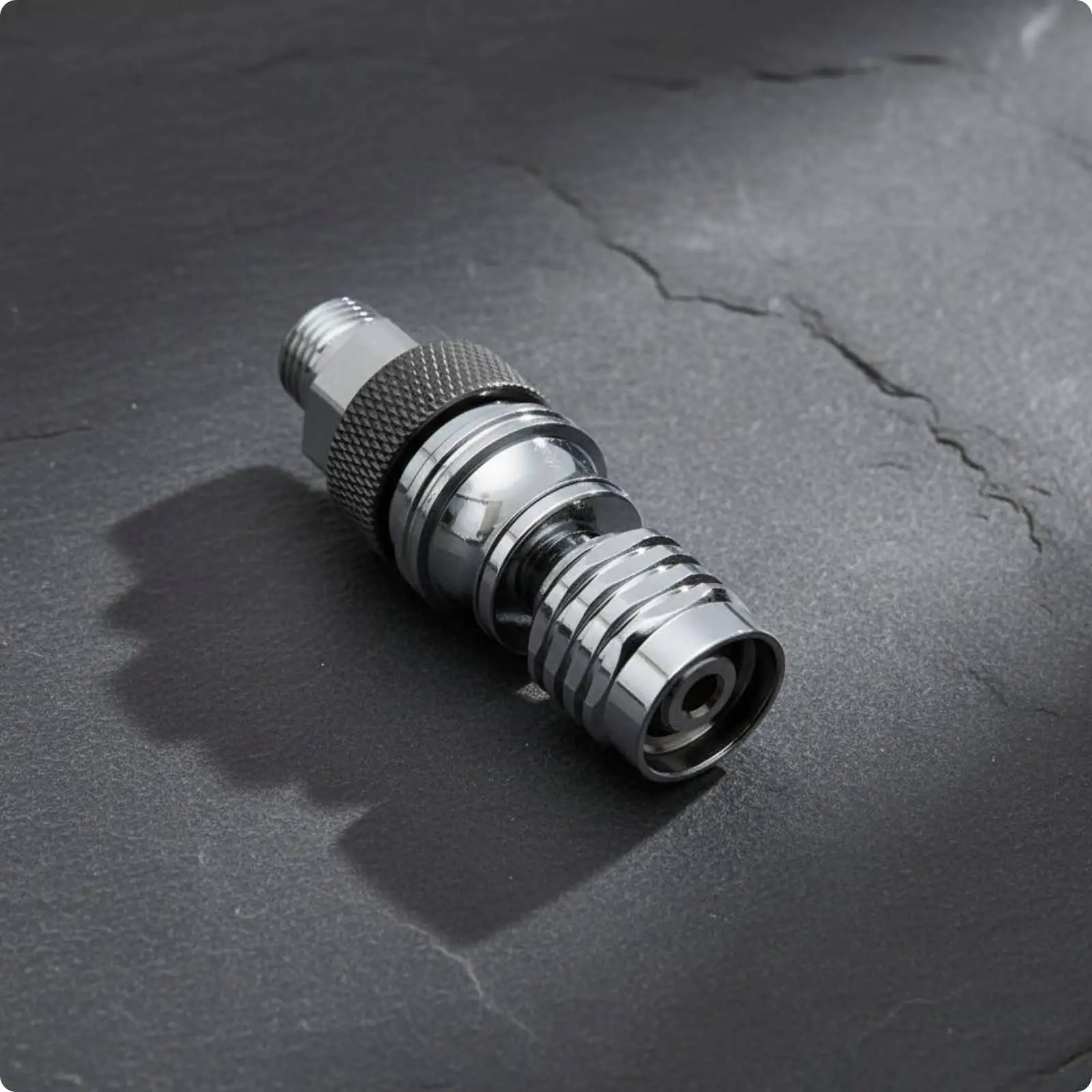 Brass Diving Adapter Self Locking Regulator Mounting Piece for Scuba Second Stage Connection