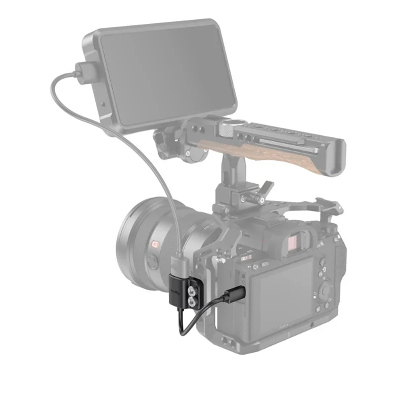 ABDE-스몰리그 울트라 슬림 4K 어댑터 케이블 D to A (BMPCC 4K, 소니 A7R IV, A7RIII, A7III, A7II 용)