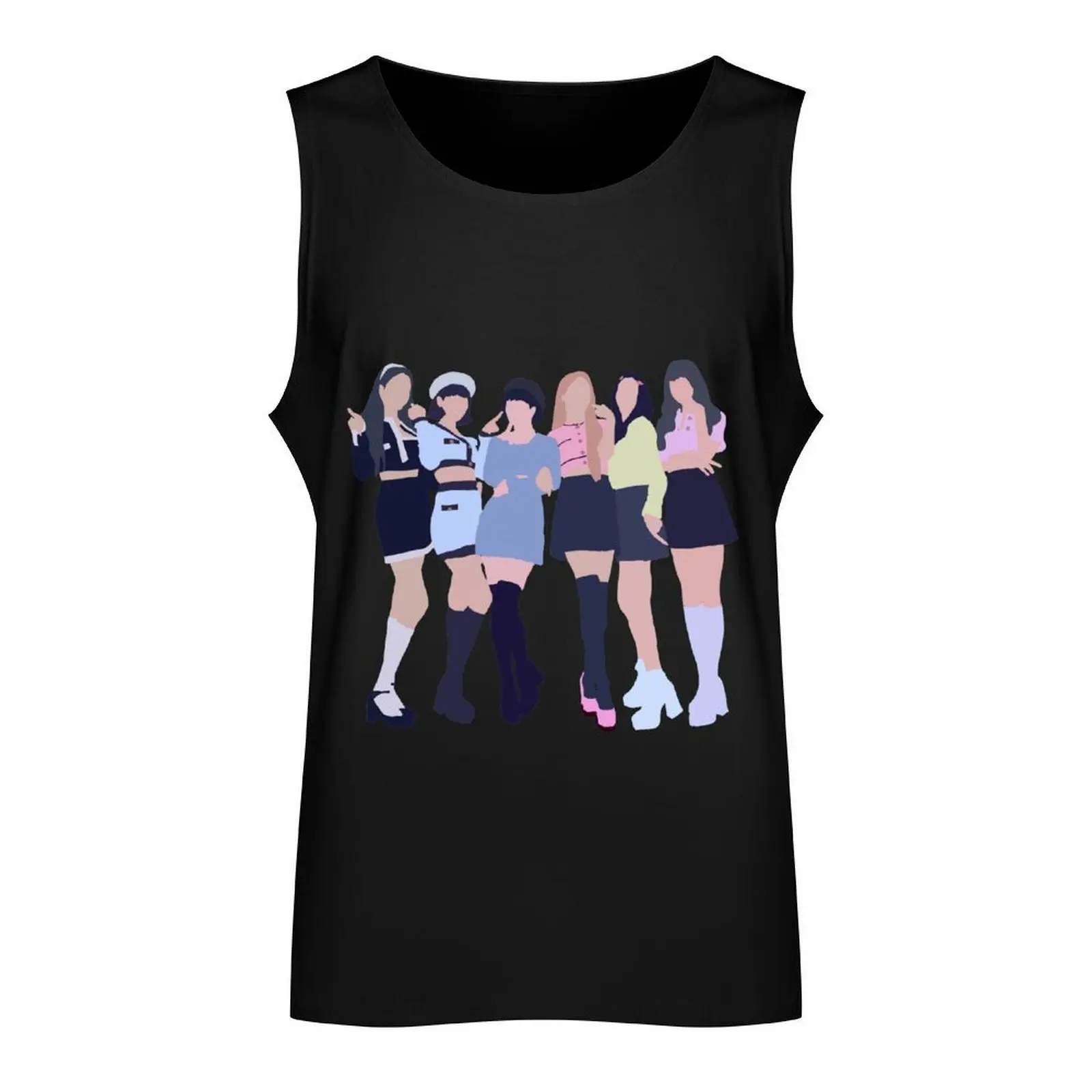 MAGO Gfriend Silhouette Tank Top vests for men t-shirt for man man sexy?costume gym t-shirts