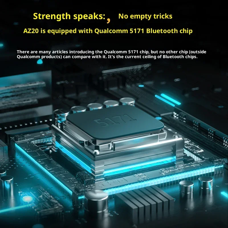 KZ AZ20 HiFi Wireless Kopfhörer Bluetooth 5.3 mit aptX HD Audio Ohrbügel Sport Headset