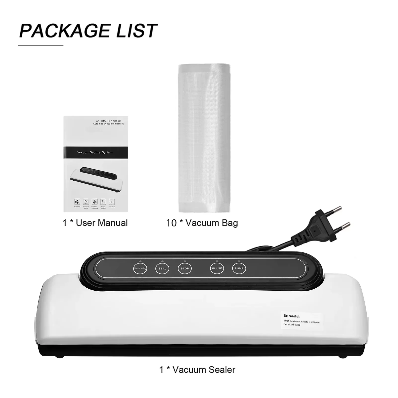 Hot Sell Top Sale Vacuum Sealer Packaging Machine Automatic Portable Vacuum Food sealer Machine